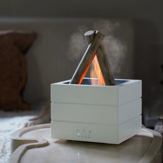 Dyfuzor LED USB z Efektem Płomienia i Aromaterapią