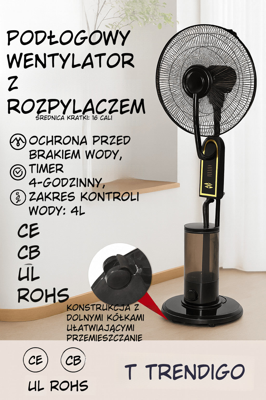 AireVado Max — Wentylator o Wysokiej Mocy