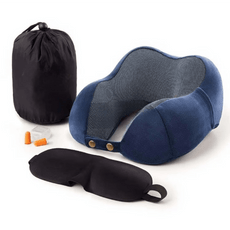 Almohada de Cuello 3 en 1 con Antifaz y Soporte para Oídos - Trendigo
