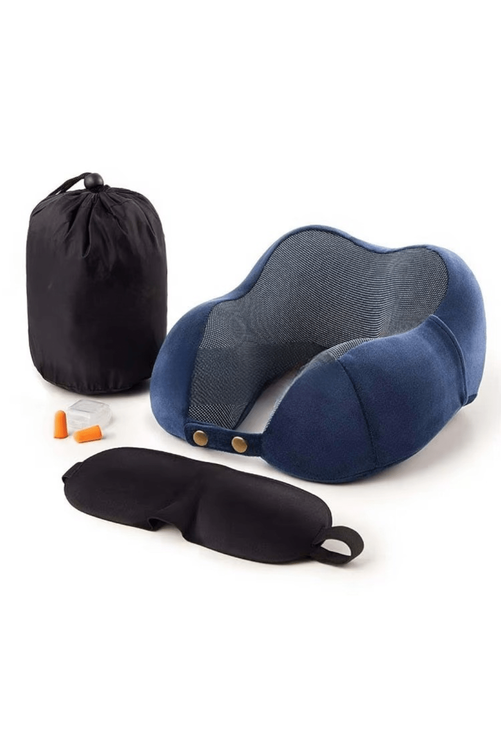 Almohada de Cuello 3 en 1 con Antifaz y Soporte para Oídos - Trendigo