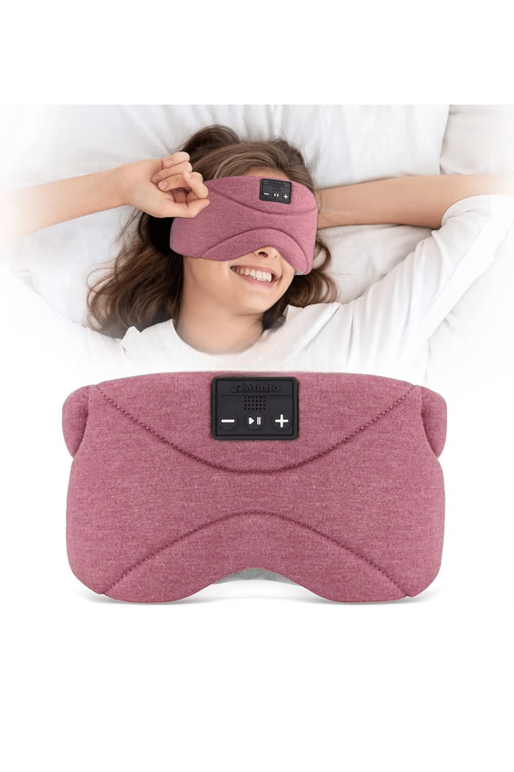 Maska do Spania z Bluetooth, Timerem i Wbudowanymi Głośnikami