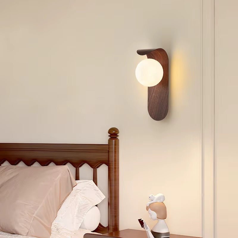Aplique de Pared Nórdico con Luz LED – Estilo Madera Minimalista - Trendigo
