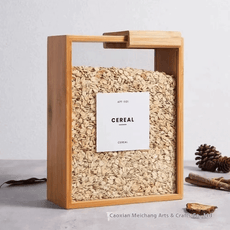Caja de Almacenamiento de Bambú con Cajones - Trendigo