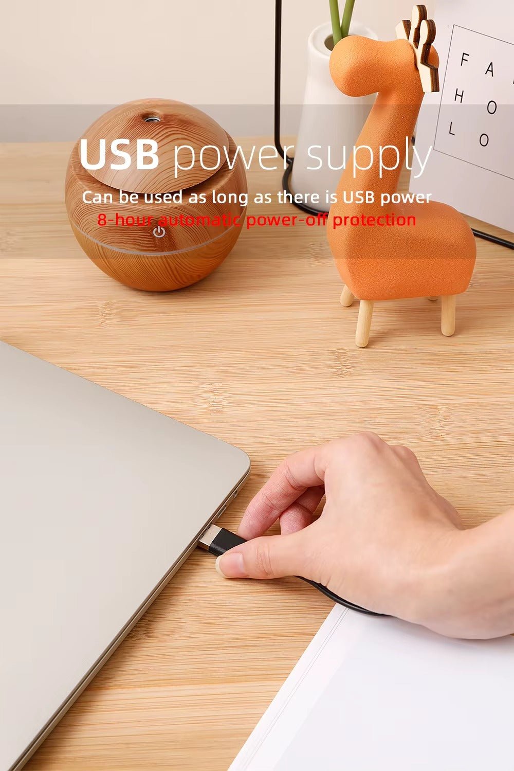 Difusor LED de Aromas con Humidificador USB - Trendigo