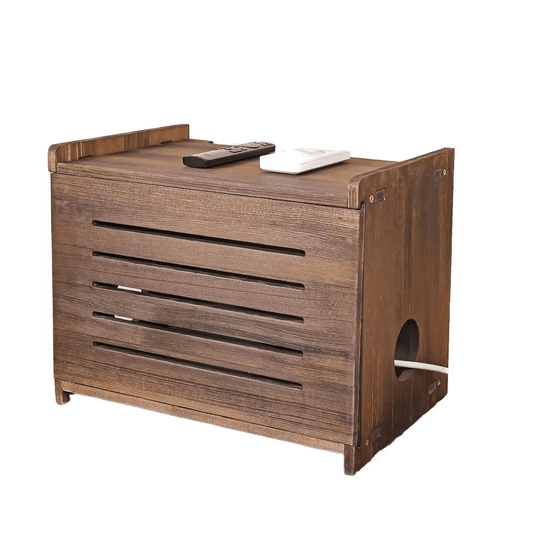 Estante de Pared de Madera Maciza para Almacenamiento y Organización - Trendigo