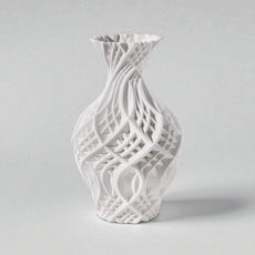 Jarrón Abstracto de Cerámica 3D con Diseño de Raíces Entrelazadas - Trendigo