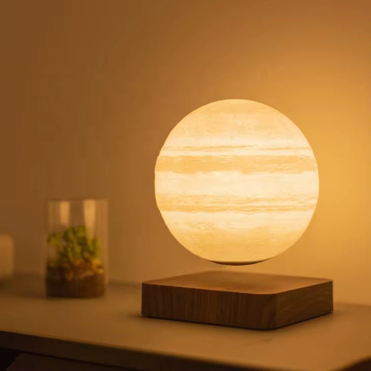 Lámpara Colgante Escandinava con Burbuja de Cristal y Levitación Magnética - Trendigo
