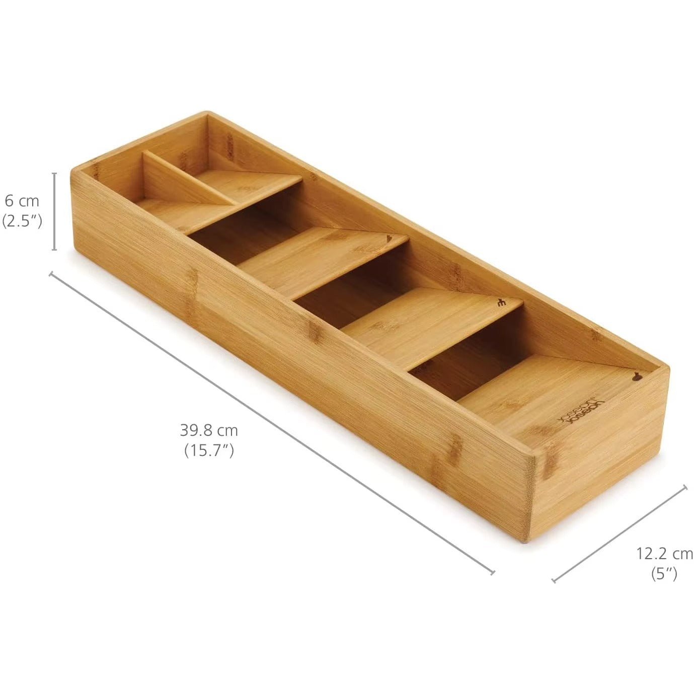 Organizador de Cubiertos de Bambú Ecológico – Compacto y Elegante - Trendigo