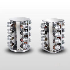 Organizador Giratorio de Especias de Acero Inoxidable - Trendigo