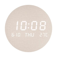 Reloj de Pared LED Minimalista de 12'' con Simulación de Fases Lunares - Trendigo